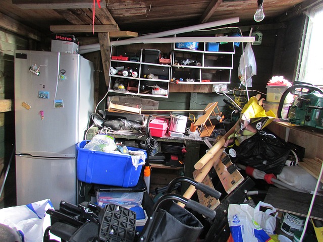 A messy, cluttered room