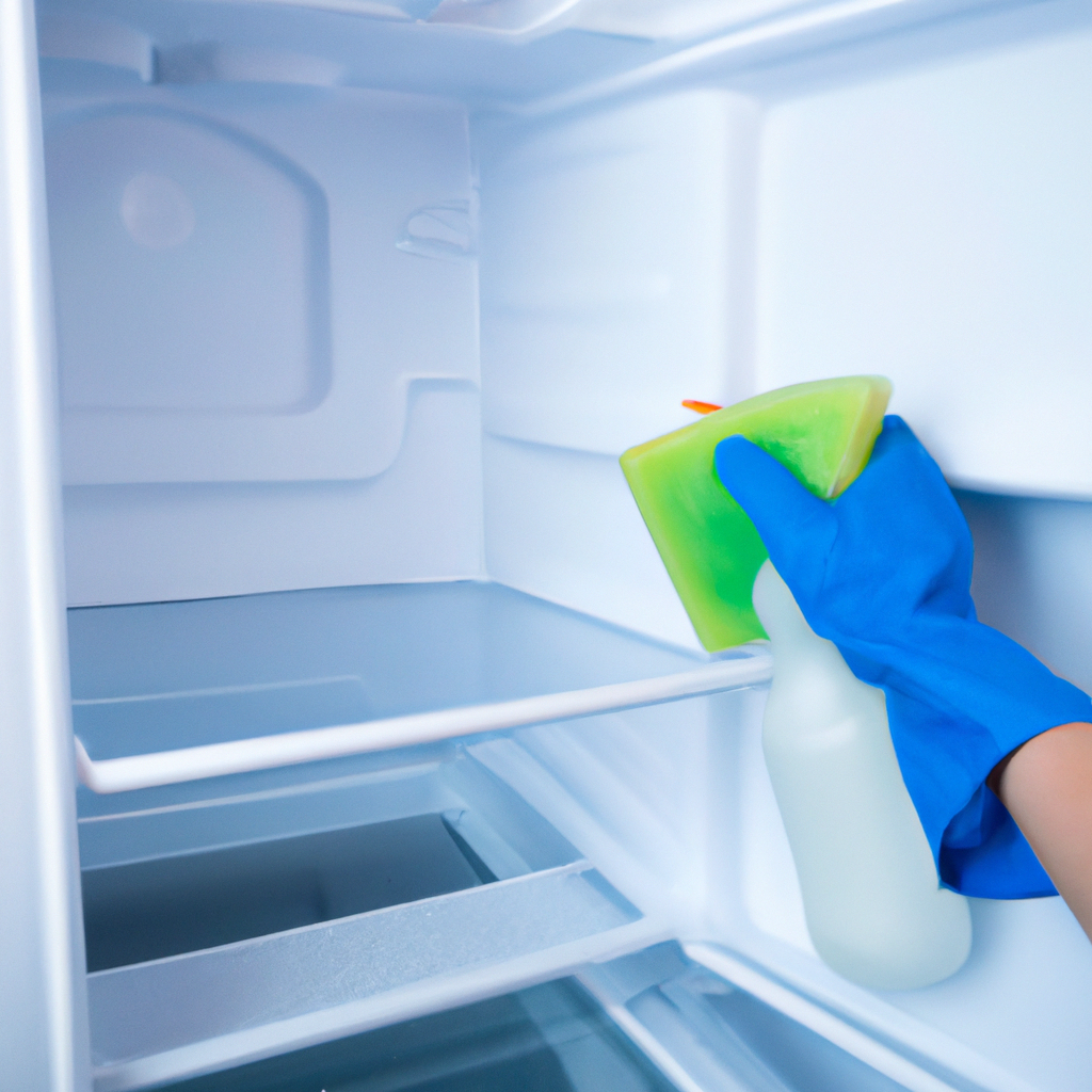 cleaning refrigerator