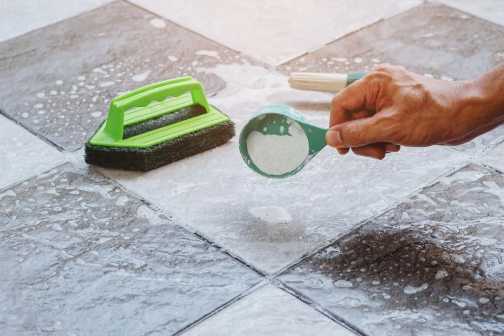 Use Baking Soda for Stubborn Stains on Floor